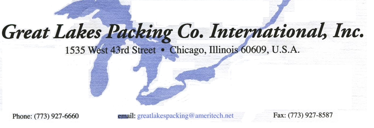 GREAT LAKES PACKING CO. INT'L INC