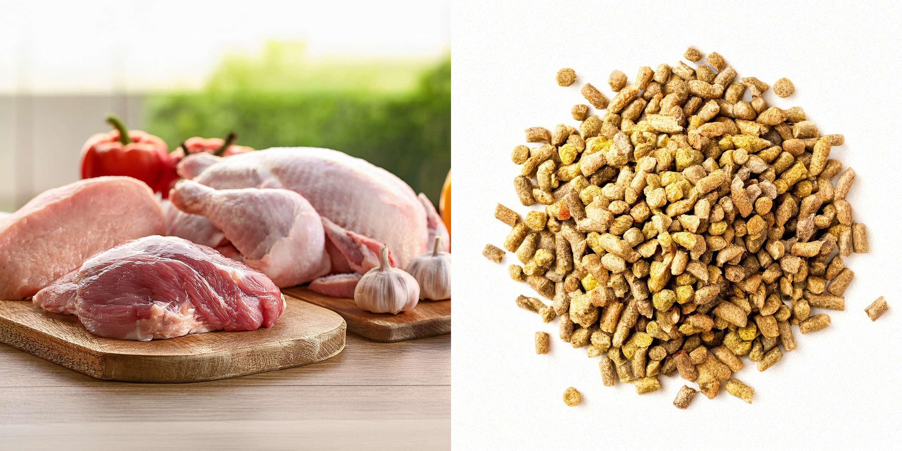 Proteins, ingredients for animal feed.