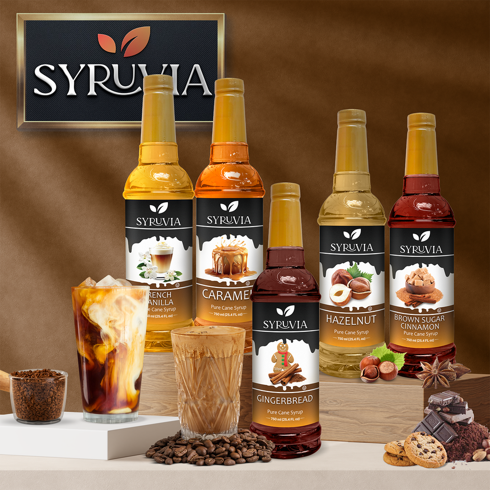 Syruvia - Premium flavored coffee syrups for cafés, restaurants, and home beverages.
