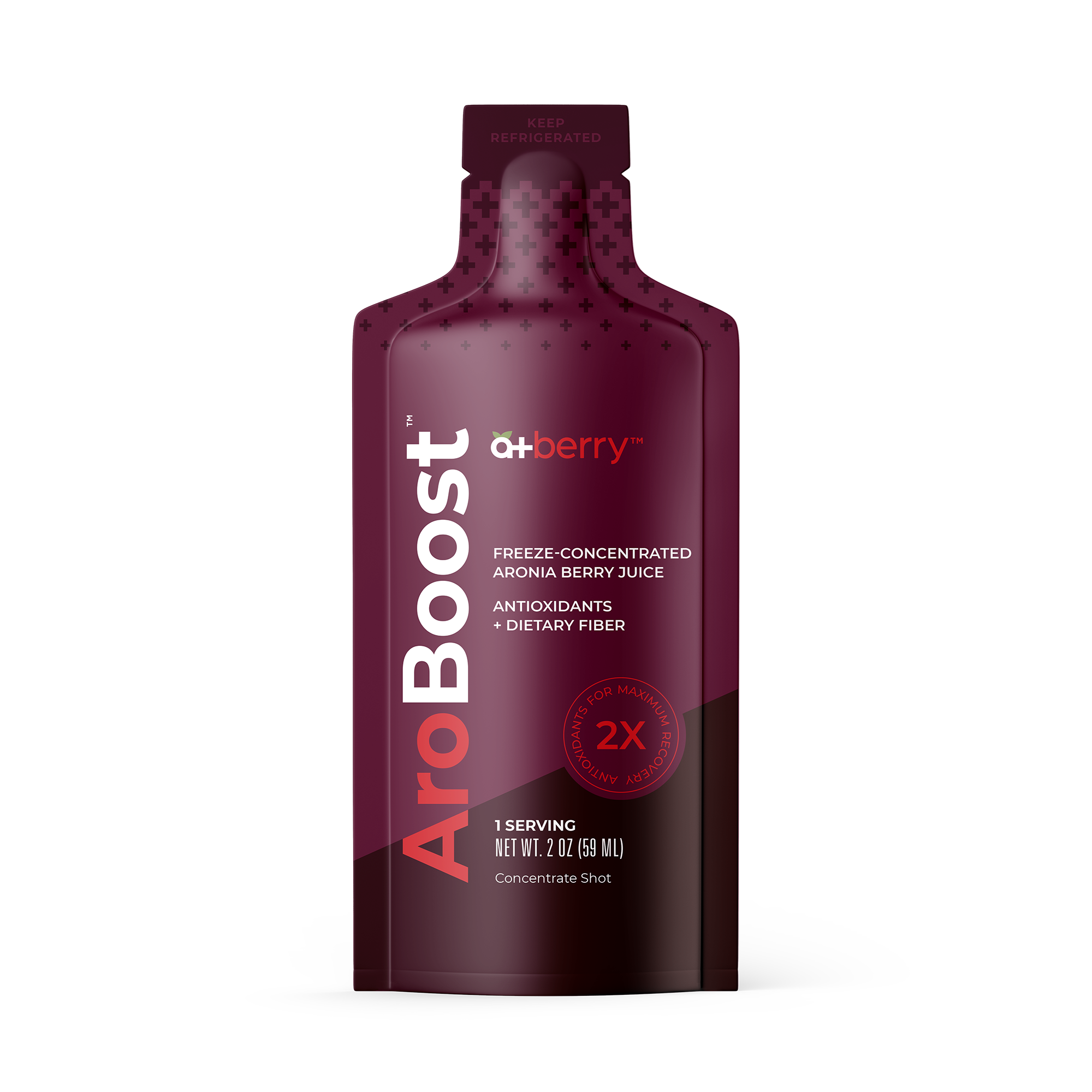 AroBoost - Clean aronia recovery shot—no added sugar, no caffeine, grab and recover.