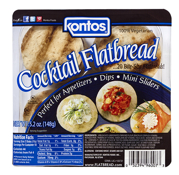 Kontos Cocktail Flatbread (aka Minis)
